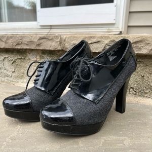 Black Closed Toe Heel